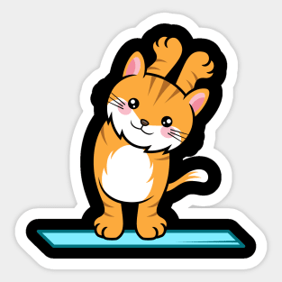 Yoga With My Cat - My Yoga Sticker